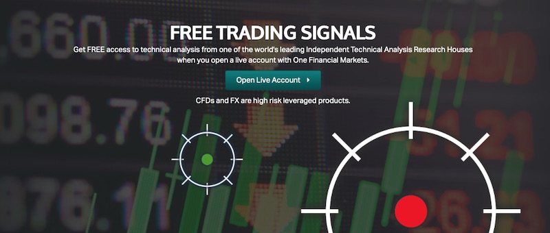 One Financial Markets Offers Free Access to Premium Trading Tools and Signals